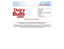 Tablet Screenshot of dairybulls.com